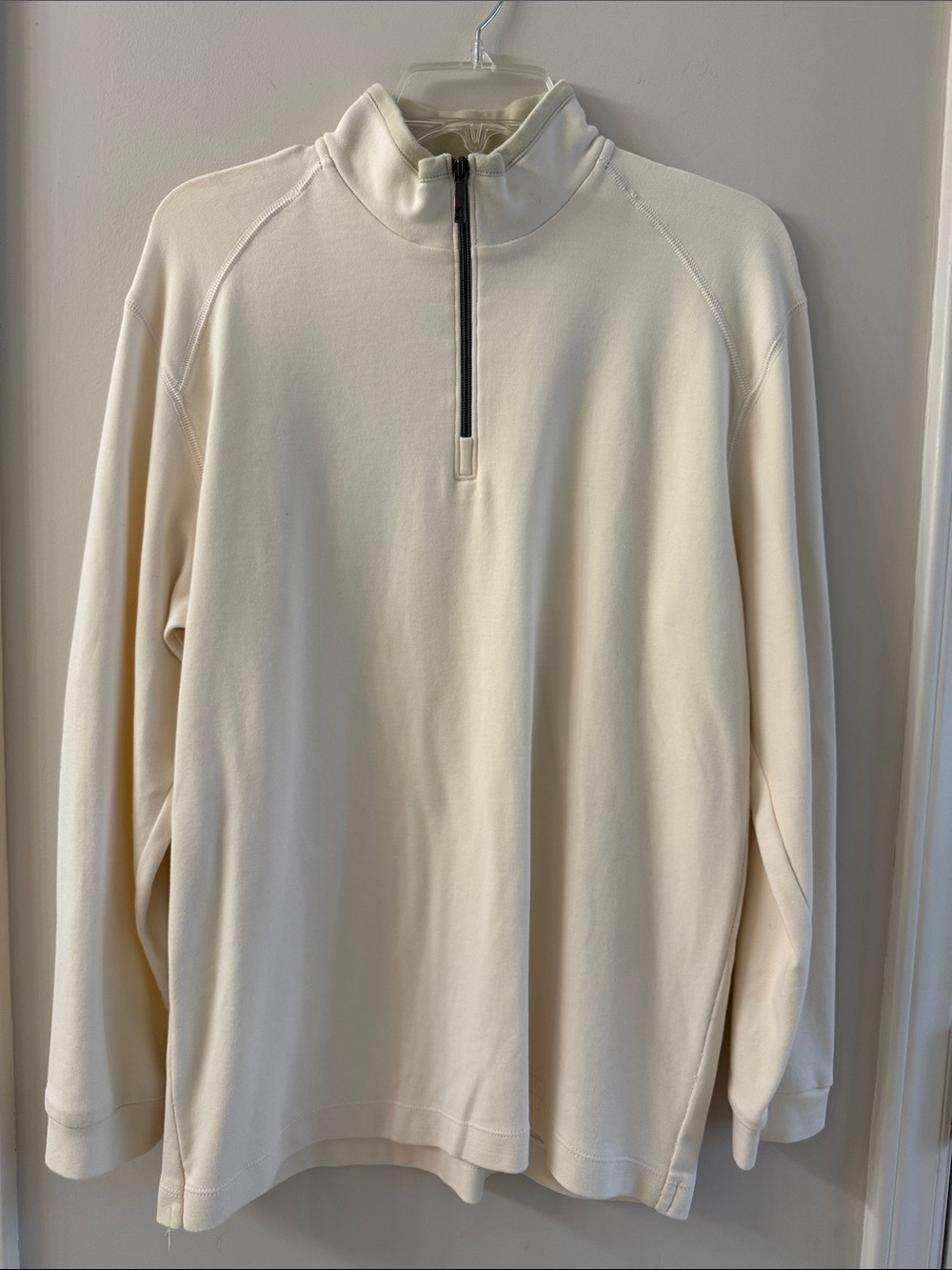 Tommy Bahama Cream Half-Zip Pullover